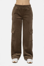 Load image into Gallery viewer, Mono B Elastic Waist Corduroy Cargo Pants
