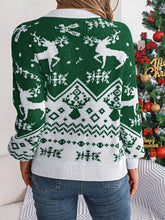 Load image into Gallery viewer, Christmas Element Round Neck Long Sleeve Sweater

