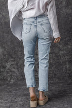 Load image into Gallery viewer, Distressed High Waist Jeans
