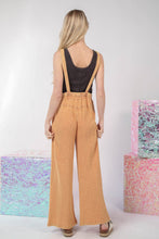 Load image into Gallery viewer, VERY J Texture Washed Wide Leg Overalls
