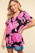 Load image into Gallery viewer, Haptics Floral Drop Shoulder T-Shirt
