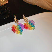 Load image into Gallery viewer, Contrast Crystal Bead Earrings
