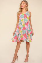Load image into Gallery viewer, Haptics Full Size Babydoll Floral Patchwork Dress with Side Pockets

