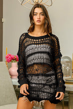 Load image into Gallery viewer, BiBi Long Sleeve Knit Cover Up
