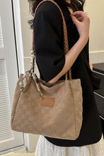 Load image into Gallery viewer, Braided Strap Polyester Tote Bag
