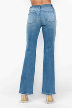 Load image into Gallery viewer, bytos Full Size Cat&#39;s Whiskers Mid Rise Bootcut Jeans
