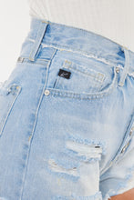 Load image into Gallery viewer, Kancan Distressed Button Fly Denim Shorts
