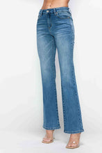 Load image into Gallery viewer, bytos Full Size Cat&#39;s Whiskers Mid Rise Bootcut Jeans
