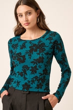 Load image into Gallery viewer, Mittoshop Flower Print Long Sleeve Knit Top
