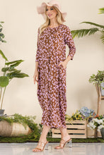 Load image into Gallery viewer, Celeste Full Size Leopard Contrast Dress with Pockets
