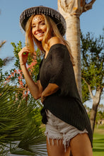 Load image into Gallery viewer, BiBi V-Neck Short Sleeve Knit Top
