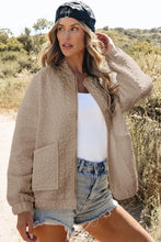 Load image into Gallery viewer, Baseball Collar Floral Quilted Jacket
