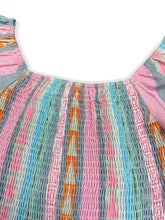 Load image into Gallery viewer, Ruffled Striped Long Sleeve Dress
