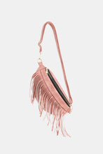 Load image into Gallery viewer, Fringed PU Leather Sling Bag
