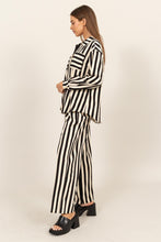 Load image into Gallery viewer, HYFVE Striped Button Up Shirt and Pants Set
