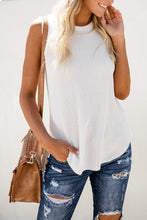 Load image into Gallery viewer, Waffle Knit Round Neck Tank
