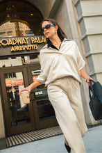 Load image into Gallery viewer, Umgee Johnny Collar Dropped Shoulder Sweatshirt
