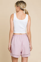 Load image into Gallery viewer, Cotton Bleu by Nu Lab High Waist Drawstring Shorts
