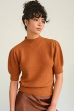 Load image into Gallery viewer, HYFVE Mock Neck Puff Sleeve Sweater
