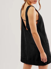 Load image into Gallery viewer, Mandy Round Neck Wide Strap Mini Dress with Pockets
