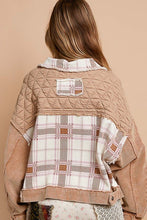 Load image into Gallery viewer, POL Corduroy Jacquard Patchwork Button Up Jacket
