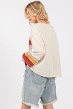 Load image into Gallery viewer, SAGE + FIG French Terry Color Block T-Shirt
