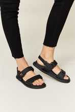 Load image into Gallery viewer, WILD DIVA Velcro Double Strap Slingback Sandals
