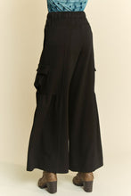 Load image into Gallery viewer, Davi &amp; Dani Drawstring Ruched Detail Wide Leg Pants
