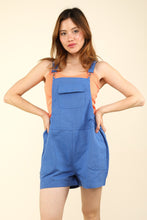 Load image into Gallery viewer, VERY J Adjustable Suspender Overalls with Pockets
