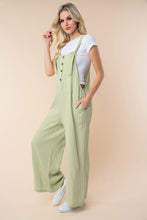 Load image into Gallery viewer, White Birch Texture Sleeveless Wide Leg Jumpsuit
