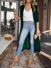 Load image into Gallery viewer, Open Front Long Sleeve Coat
