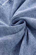 Load image into Gallery viewer, Raw Hem Button Down Long Sleeve Denim Dress
