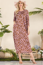 Load image into Gallery viewer, Celeste Full Size Leopard Contrast Dress with Pockets
