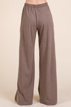 Load image into Gallery viewer, BOMBOM Elastic Waist Wide Leg Pants with Pockets
