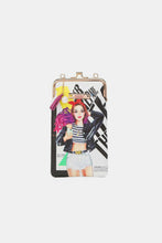 Load image into Gallery viewer, Nicole Lee USA Printed Kisslock Phone and Sunglass Purse
