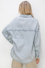 Load image into Gallery viewer, RISEN Button Up Long Sleeve Shacket
