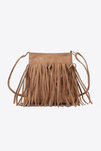 Load image into Gallery viewer, Adored PU Leather Crossbody Bag with Fringe
