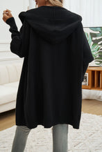 Load image into Gallery viewer, Devine Button Up Long Sleeve Hooded Cardigan
