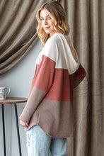 Load image into Gallery viewer, Heimish Color Block Long Sleeve Hoodie
