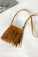 Load image into Gallery viewer, Adored PU Leather Crossbody Bag with Fringe
