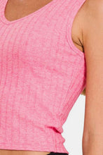 Load image into Gallery viewer, Zenana Ribbed Cropped Tank
