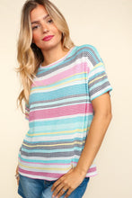 Load image into Gallery viewer, Haptics Waffle Stripe Short Sleeve T-Shirt
