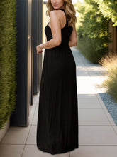 Load image into Gallery viewer, Pocketed Round Neck Sleeveless Dress
