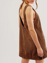 Load image into Gallery viewer, Mandy Round Neck Wide Strap Mini Dress with Pockets
