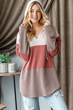 Load image into Gallery viewer, Heimish Color Block Long Sleeve Hoodie
