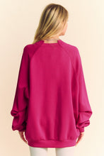 Load image into Gallery viewer, Davi &amp; Dani Round Neck Raglan Sleeve Sweatshirt
