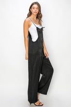 Load image into Gallery viewer, HYFVE Half Button Sleeveless Straight Jumpsuit
