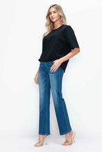 Load image into Gallery viewer, bytos Full Size Cat&#39;s Whiskers High Rise Straight Jeans
