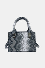 Load image into Gallery viewer, Snakeskin Print PU Leather Handbag

