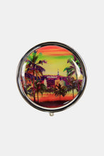 Load image into Gallery viewer, Nicole Lee USA Print Metallic Circular Small Pill Case
